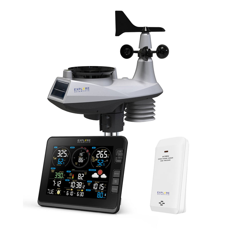 7-in-1 WiFi Professional Weather Station with Weather Underground