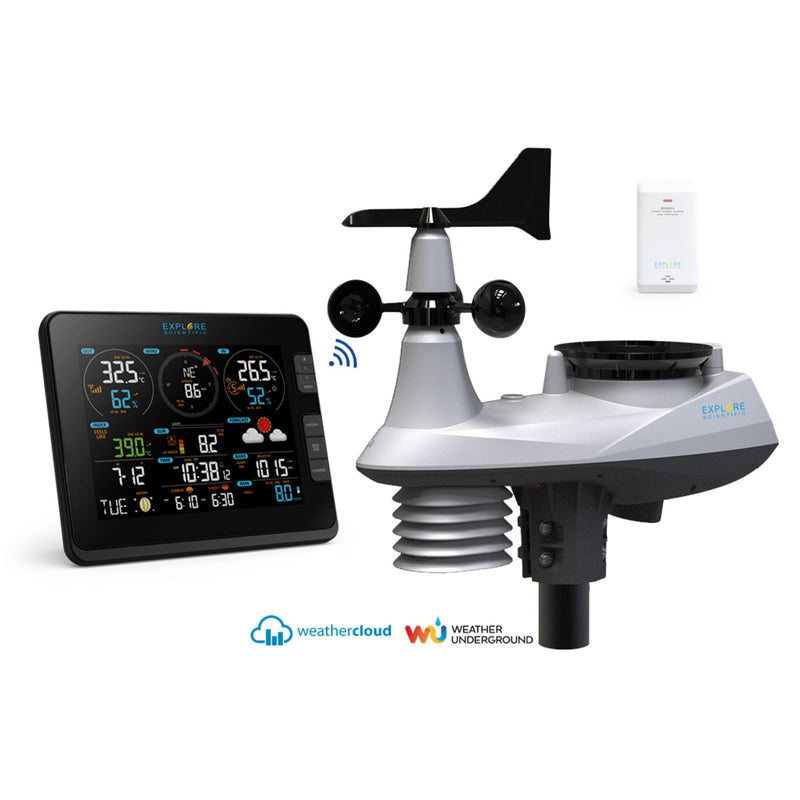 7-in-1 WiFi Professional Weather Station with Weather Underground