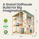 Tiny Land® Sweetwood Dollhouse without Dolls