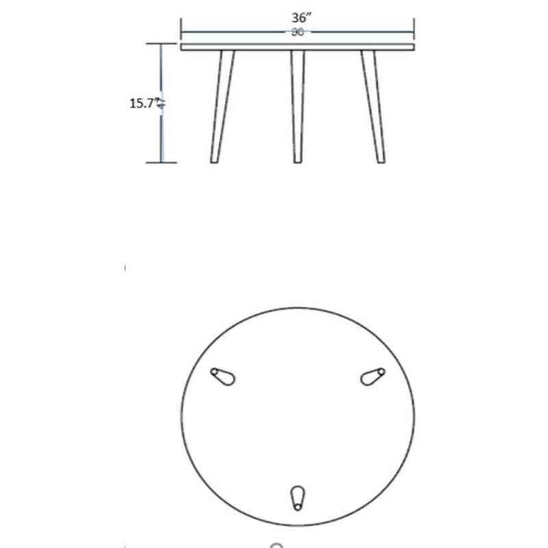 Dolsach Tan Coffee Table