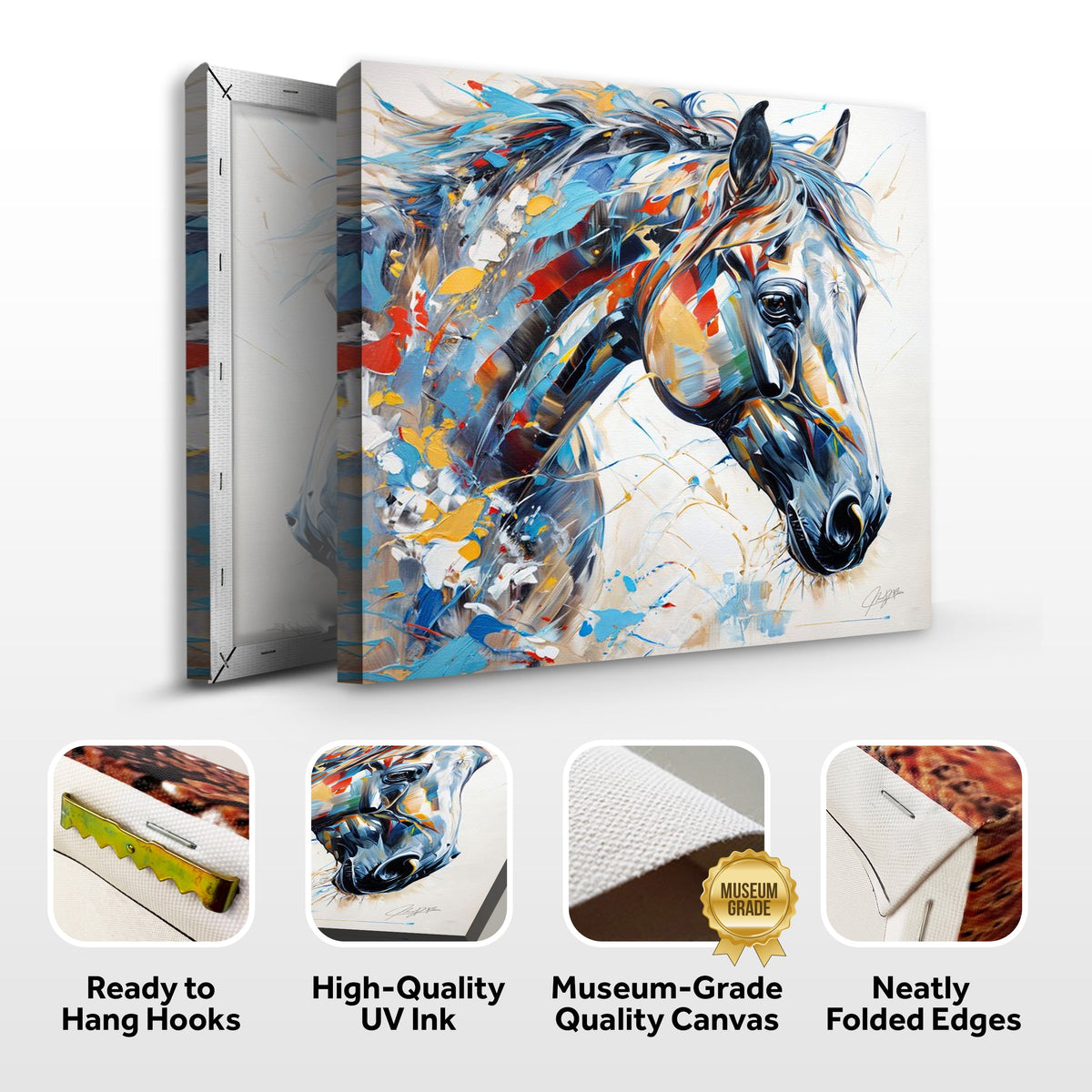Canvas Print: "Vivid Steed", photo 6 of 7