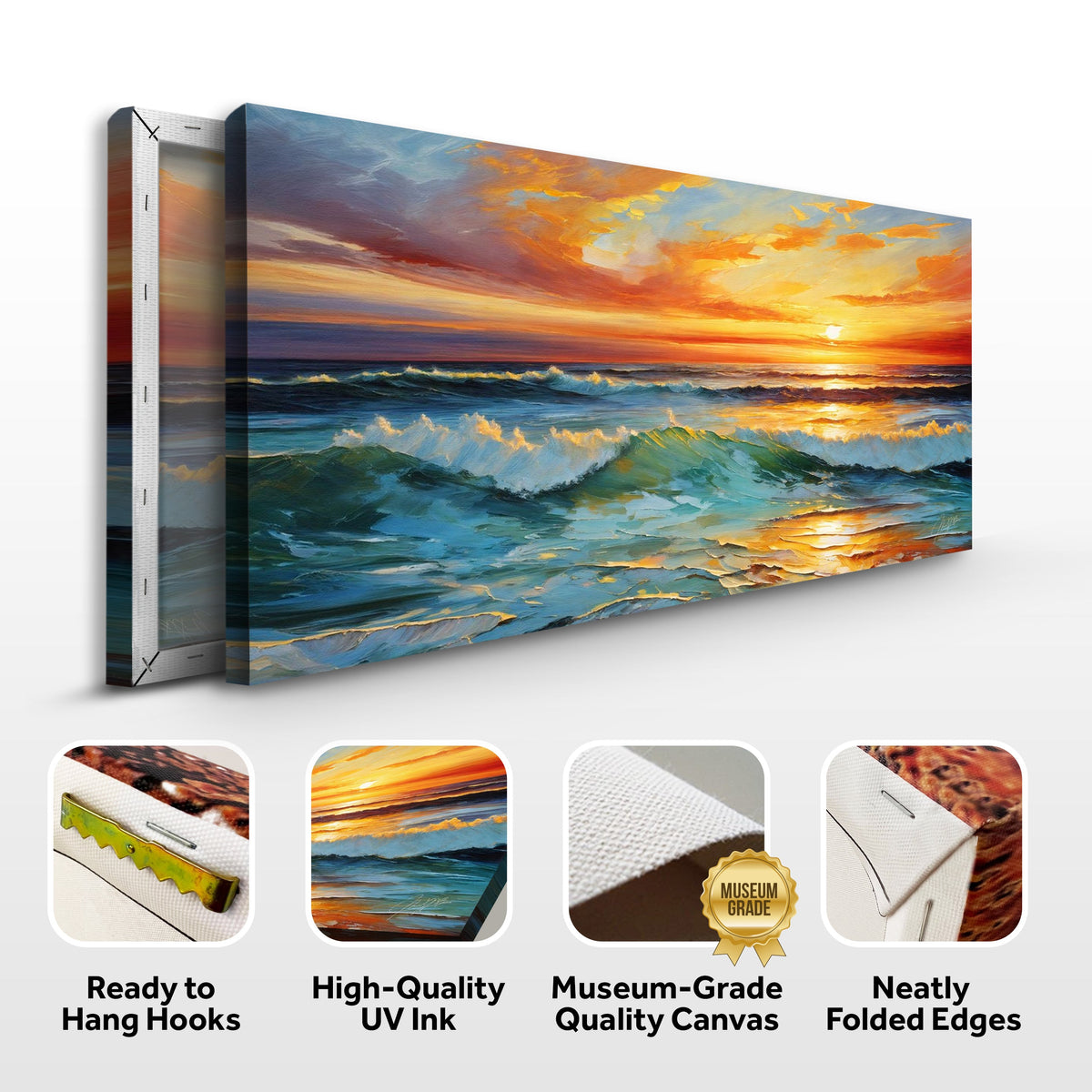Canvas Print: "Sunset Surge", photo 5 of 6