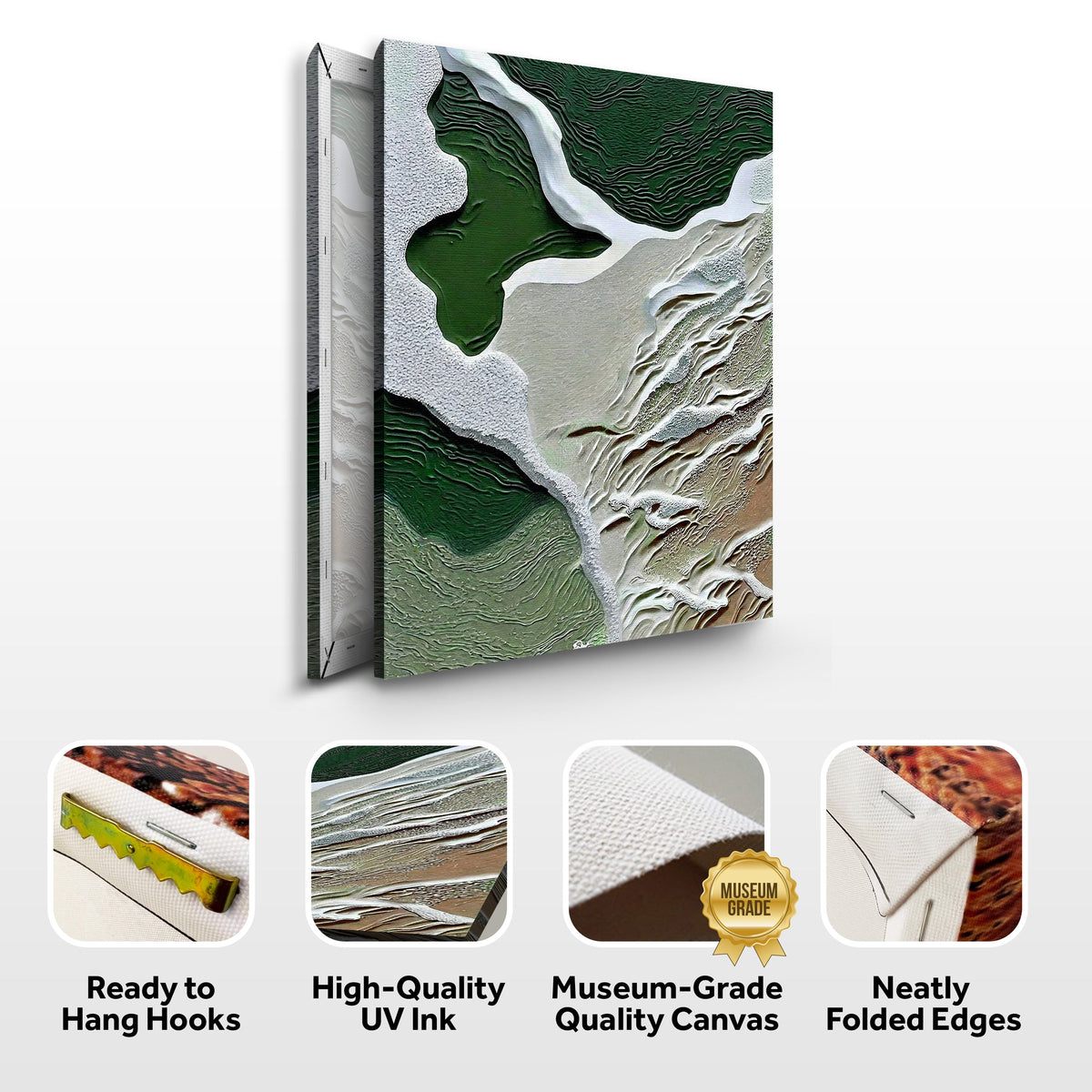 Canvas Print: "Verdant Cliffs III", photo 4 of 5