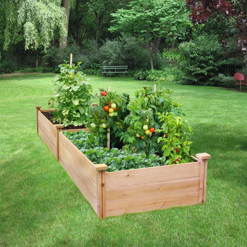 2 ft x 8 ft Cedar Wood Raised Garden Bed - Made in USA, photo 3 of 5