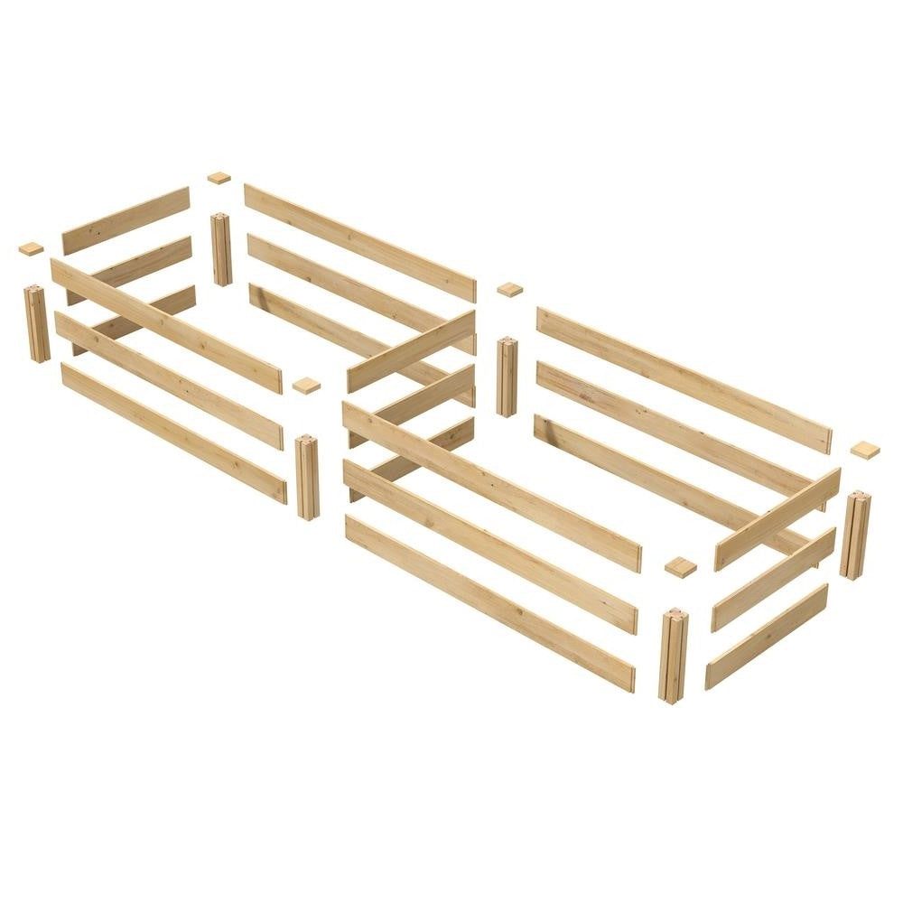 2 ft x 8 ft Cedar Wood Raised Garden Bed - Made in USA, photo 4 of 5
