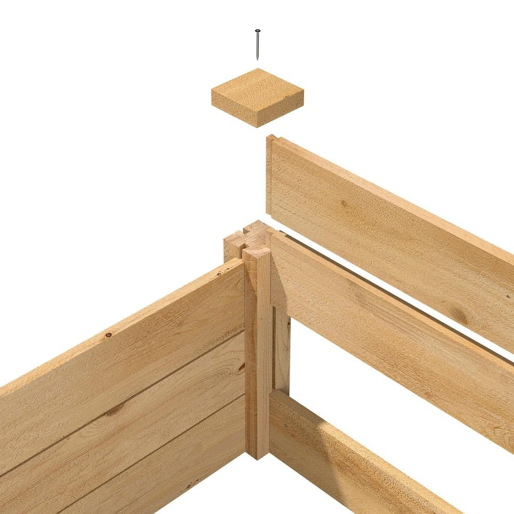 2 ft x 8 ft Cedar Wood Raised Garden Bed - Made in USA, photo 5 of 5