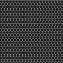 Noir Matte Hexagon Ceramic Mosaic