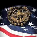 WWII Veteran Grave Marker & Flag Holder with Aluminum Ground Spike | Made in USA by Flagman of America