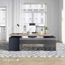 Anderson · L-Shaped Executive Standing Desk, Adjustable Height by Arc Grove