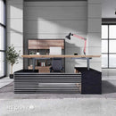 Anderson · L-Shaped Executive Standing Desk, Adjustable Height by Arc Grove