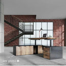 Anderson · L-Shaped Executive Standing Desk, Adjustable Height by Arc Grove