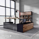 Anderson · L-Shaped Executive Standing Desk, Adjustable Height by Arc Grove