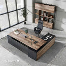 Anderson · L-Shaped Executive Standing Desk, Adjustable Height by Arc Grove