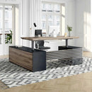 Anderson · L-Shaped Executive Standing Desk, Adjustable Height by Arc Grove
