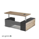 Anderson · L-Shaped Executive Standing Desk, Adjustable Height by Arc Grove