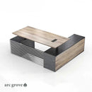 Anderson · L-Shaped Executive Standing Desk, Adjustable Height by Arc Grove