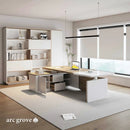 Albion · Executive L-Shaped Standing Desk, Adjustable Height by Arc Grove