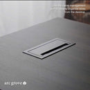 Maverick · Standing L-Shaped Executive Desk, Adjustable Height by Arc Grove