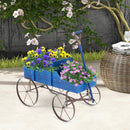 Wooden Wagon Plant Bed by LJGDeals