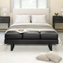Waiting Room Bench Seating Long Bench with Metal Frame Leg by LJGDeals