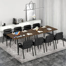 Waiting Room Chair No Wheels Set of 2-Black by LJGDeals