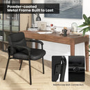 Waiting Room Chair No Wheels Set of 2-Black by LJGDeals