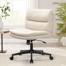 Walker Edison | Faux Leather Criss Cross Desk Office Chair