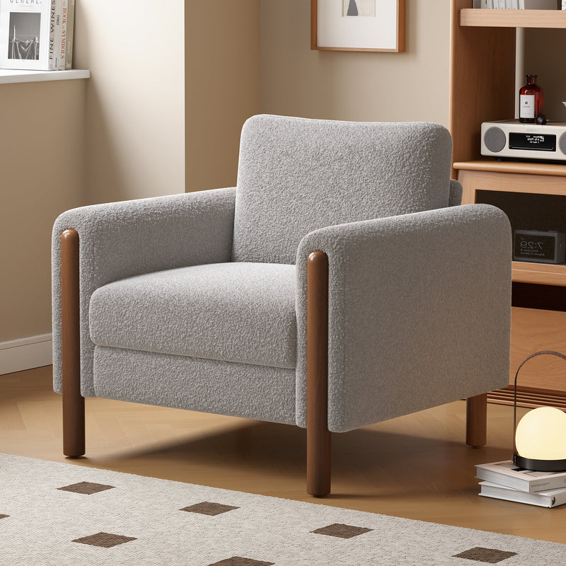 Walker Edison | Boucle Accent Chair