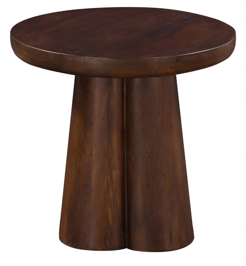 Walker Edison | Stylish Wood Round Side/End Table