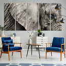 Wall Art Animal Canvas Print Close Taken Elephant with Big by MyGreatCanvas | Canvas Wall Art Prints | Photo Prints & Wall Decor