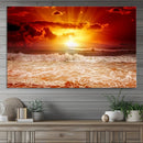 Wall Art Canvas Perfect Sunset Turns Colour of Sea and Sky by MyGreatCanvas | Canvas Wall Art Prints | Photo Prints & Wall Decor