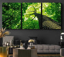 Forest Wall Art Canvas Print - Green Tree Wall Art Print by MyGreatCanvas | Canvas Wall Art Prints | Photo Prints & Wall Decor