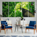 Forest Wall Art Canvas Print - Green Tree Wall Art Print by MyGreatCanvas | Canvas Wall Art Prints | Photo Prints & Wall Decor