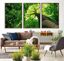 Forest Wall Art Canvas Print - Green Tree Wall Art Print by MyGreatCanvas | Canvas Wall Art Prints | Photo Prints & Wall Decor