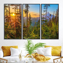 Wall Art Landscape Canvas Print Red Leaves on Trees on Red by MyGreatCanvas | Canvas Wall Art Prints | Photo Prints & Wall Decor