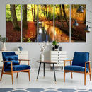 Wall Art Landscape Canvas Print Small River Inside Colorful by MyGreatCanvas | Canvas Wall Art Prints | Photo Prints & Wall Decor