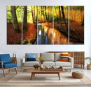 Wall Art Landscape Canvas Print Small River Inside Colorful by MyGreatCanvas | Canvas Wall Art Prints | Photo Prints & Wall Decor