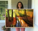 Wall Art Landscape Canvas Print Small River Inside Colorful by MyGreatCanvas | Canvas Wall Art Prints | Photo Prints & Wall Decor