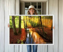 Wall Art Landscape Canvas Print Small River Inside Colorful by MyGreatCanvas | Canvas Wall Art Prints | Photo Prints & Wall Decor