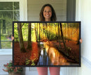Wall Art Landscape Canvas Print Small River Inside Colorful by MyGreatCanvas | Canvas Wall Art Prints | Photo Prints & Wall Decor