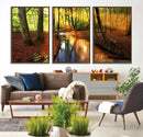 Wall Art Landscape Canvas Print Small River Inside Colorful by MyGreatCanvas | Canvas Wall Art Prints | Photo Prints & Wall Decor