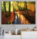 Wall Art Landscape Canvas Print Small River Inside Colorful by MyGreatCanvas | Canvas Wall Art Prints | Photo Prints & Wall Decor