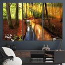 Wall Art Landscape Canvas Print Small River Inside Colorful by MyGreatCanvas | Canvas Wall Art Prints | Photo Prints & Wall Decor