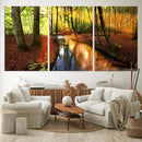 Wall Art Landscape Canvas Print Small River Inside Colorful by MyGreatCanvas | Canvas Wall Art Prints | Photo Prints & Wall Decor