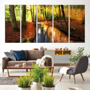Wall Art Landscape Canvas Print Small River Inside Colorful by MyGreatCanvas | Canvas Wall Art Prints | Photo Prints & Wall Decor