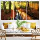 Wall Art Landscape Canvas Print Small River Inside Colorful by MyGreatCanvas | Canvas Wall Art Prints | Photo Prints & Wall Decor