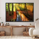 Wall Art Landscape Canvas Print Small River Inside Colorful by MyGreatCanvas | Canvas Wall Art Prints | Photo Prints & Wall Decor