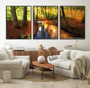 Wall Art Landscape Canvas Print Small River Inside Colorful by MyGreatCanvas | Canvas Wall Art Prints | Photo Prints & Wall Decor