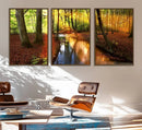 Wall Art Landscape Canvas Print Small River Inside Colorful by MyGreatCanvas | Canvas Wall Art Prints | Photo Prints & Wall Decor