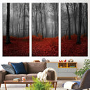 Wall Art Landscape Canvas Print Wonderful Forest with Red by MyGreatCanvas | Canvas Wall Art Prints | Photo Prints & Wall Decor